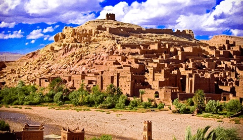 7th day : Dades Valley – Roses Valley – Palm Groves of Skoura – Ouarzazate Ait Ben Haddou Kasbah- Telouet – High Atlas Mountains – Marrakech 